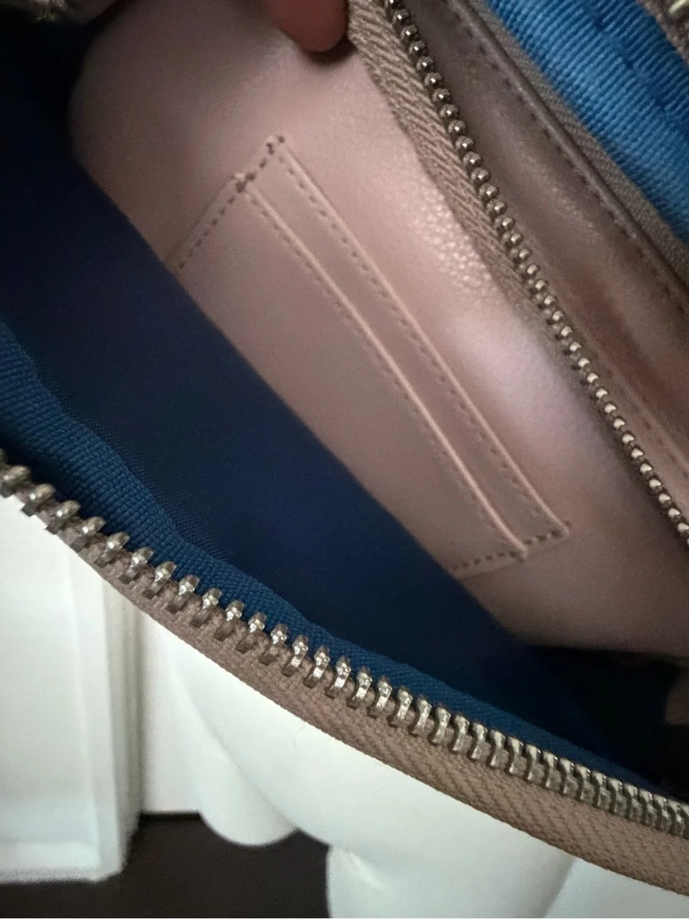 VEGAN LEATHER Dusty Rose Crossbody Baby Bag Sling